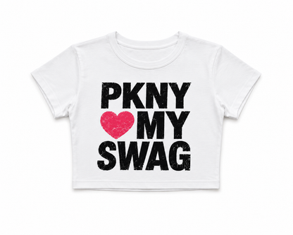 PKNY LOVE MY SWAG BABY TEE
