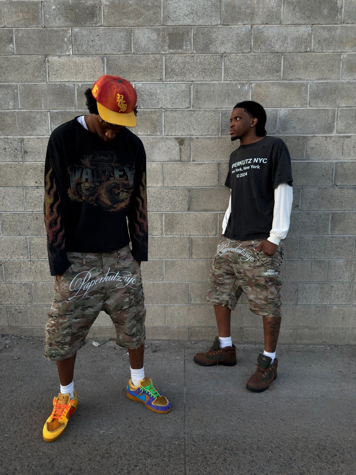 PK SCRIPT CAMO JORTS